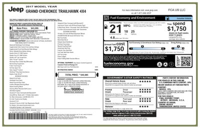 2017 Jeep Grand Cherokee Trailhawk
